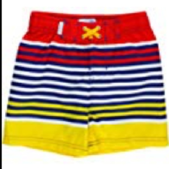 NWT Ruggedbutts Striped Swim Suit 2T - Picture 5 of 5